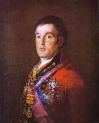 Francisco Jose de Goya Portrait of the Duke of Wellington. USA oil painting reproduction